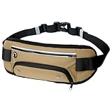 Hüfttaschen – Trinkgürtel mit Bauchtasche – kompatibel mit Handy, Geldbörse, Schlüssel, Karten und Wasserflasche – ultimatives Laufzubehör für Damen und Herren, gelb