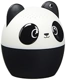 Legami - Mini-Freisprecheinrichtung und Drahtloser Lautsprecher, Pump Up The Volume, Ø 4,3 cm, Außen Gummi, Innen Kunststoff, Panda-Thema, Take Remote Selfie