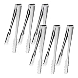 Redamancy 6 Stück Candy Bar Zubehör, Zuckerzange, Candy bar, Candybar Zubehör Set, Küchenzange, Eiszange, Servierzange, Süßigkeiten Zange, für Hochzeit Party Bar Büfett Grill Picknick