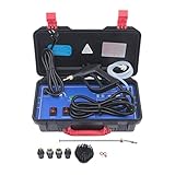 3000W Hochtemperatur Dampfreiniger Tragbar KFZ Haushalt Reinigungsmaschine 220V, Dampftemperatur: 100-130 °C, Gebogenes Rohr, Ideal für Fliesen, Waschbecken, Arbeitsfläche, Boden