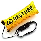 Restube Beach CO2 Schwimmboje - Für EIN sicheres Gefühl im Wasser - auslösbare Rettungsboje - Schwimmboje für Erwachsene und Kinder ab 10 Jahre - Boje für SUP, Schwimmen, Schnorcheln & Schwimmhilfe