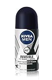 NIVEA MEN Deodorant Invisible For Black & White Power (1 x 50 ml), Herren Deodorant Anti Transpirant Anti Transpirant Achselhöhlen Schutz 48h