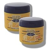 2x 125ml Hornhaut Balsam mit Aloe Vera Gel | Hornhautentferner | Hornhautentferner | Fußpflegecreme | Fußpflege Balsam | Anti Hornhaut Creme