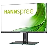 HANNspree HP248PJB 60,45cm (23,8') Full-HD 250cd VGA HDMI DP Lautsprecher VESA Höhenverstellbar Neigbar Schwenkbar Pivot 90°, Schwarz