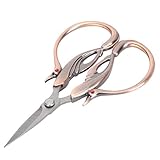 Stickschere, Edelstahl-Nähschere für Kunsthandwerk, Scrapbooking, Zubehör, Kreuzstich, Stoffschneiden, Nähzubehör (Roségold)