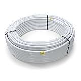 Pipetec Aluverbundrohr Aluminium Mehrschichtverbundrohr 16x2 mm 10m weiss PEX-Rohr Alu-Mehrschicht-Verbundrohr MV-Rohr Mehrschichtrohr Heizung Wasser