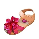 MäDchen Kinder Flacher Schuhe Mit Klettverschluss - Kinder Mode Bowknot Rutschfeste Babyschuhe - Outdoor Freizeit Bequeme Atmungsaktive Kleinkinder Schuhe - Weiche Sohle Sandalen Strandschuhe