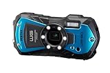 PENTAX WG-90 Blau - wasserdichte Digitale Kompaktkamera, entwickelt für die einfache Unterwasseraufnahmen bis zu Einer Tiefe von 14 Metern