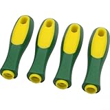 SPORTARC Gummifeilengriff-Set, 4 Stück, perfekt für Holz- und Metallbearbeitungsanwendungen (25,4 cm rechteckiges Loch)