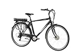 F.lli Schiano Men's E-Moon E-Bike, Schwarz, 28 Zoll