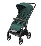 Maxi-Cosi Soho Kinderwagen, 0–4 Jahre, 0–22 kg, ultrakompakt Buggy, Automatischen Einhand-Klappmechanismus, Geräumiger Sitz, 3 Liegepositionen, flache Liegeposition, Essential Green