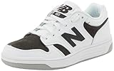 NEW BALANCE Herren 480 Sneaker, Weißes Leder Textile, 46.5 EU