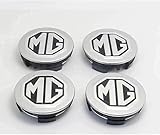 4 Stück Auto Radnabenkappen für MG TF 2002-2005,Radnaben Zentralabdeckung Nabendeckel Felgenkappen Wheel Caps mit Auto Emblem Logo Auto Zubehör