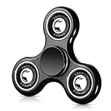 SCIONE Fidget Spinner Sensory Hand Fidget Spielzeug,Angst Stress Relief Party Bag Fillers für Kinder Erwachsene Goodie Bag Stuffers (Schwarz)