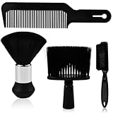 YBCCBY Nackenpinsel Set Friseurbürste Friseur Pinsel Haarpinsel Barbierbürst Haarschneidebürste Reinigungsbürste Haar Soft Nackenbürst Barber Brush Halsbürste Haarbürste für Abbürsten Haaren