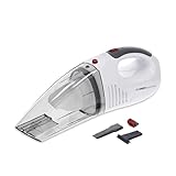 SEVERIN 3-in-1 Akku Handstaubsauger S´POWER home & car Li 20, Handsauger Nass/Trocken mit starkem 7,4V Li-Ionen Akku, Autostaubsauger inkl. 12V-Autoladekabel, weiß/rot, HV 7144