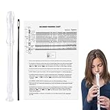 Blockflöteninstrument für Anfänger, Sopran Blockflöteninstrument, G-Schlüssel Recorder für Anfänger mit 8 Löchern, Klarinetteninstrument, leichtes und feuchtigkeitsbeständiges Klarinetteninstrument