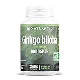 Ginkgo Biloba Bio - 300mg - 200 Tabletten