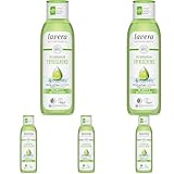 lavera Pflegedusche Erfrischend - Bio-Limette & Bio-Zitronengras - Naturkosmetik - vegan - Duschgel - pH-hautneutral - reinigt besonders sanft - 1 x 250 ml (Packung mit 5)
