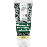 Australian Bodycare Body Scrub 200ml | Teebaumöl + Lemon Myrtle | Körperpeeling bei Pickeln auf dem Rücken & Körper, Unreiner Haut & Eingewachsenen Haaren | Auch als Fußpeeling zur Pflege bei Hornhaut