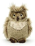Uni-Toys - 'Horneule', Virginia-Uhu - 18 cm (Höhe) - Plüsch-Vogel, Eule - Plüschtier, Kuscheltier (Klein)