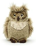 Uni-Toys - 'Horneule', Virginia-Uhu - 18 cm (Höhe) - Plüsch-Vogel, Eule - Plüschtier, Kuscheltier (Klein)