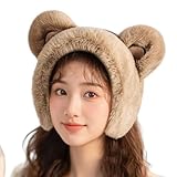 Ohrenschützer für Damen – Ohrenwärmer für den Winter, Bär, faltbares Kopfband, Unisex, , Mädchen, Damen, rutschfest, für Wintersport, Jagd, , Radfahren, Skatinag, , riferimento