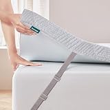 Bonnvia® Matratzen Topper 90x200cm H1 H2, Topper 90x200 Schlafsofa Bett Schaumstoff, Matratzentopper 90x200 Boxspringbett Hochdichter Schaumstoff 5CM Höhe