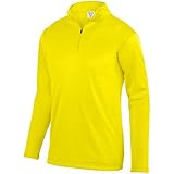 Augusta Sports Wicking Fleece Pullover, Power Yellow, X Large
