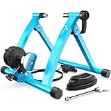 Sportneer Rollentrainer Fahrrad - Magnetischer Rollentrainer für 26-28' & 700C Schnellspanner Vorderradunterlage Radtrainer mit 6 Widerstandsstufen für Indoor Riding mit Geräusch Reduktions Rad
