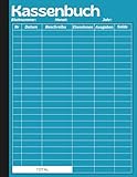 kassenbuch kleinunternehmer: Einnahmen und Ausgaben buch einfach eintragen perfekt für Kleinunternehmer