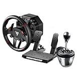 Thrustmaster T598 -Direct Axial Drive Force Feedback-Rennlenkrad für PS5, PS4, PC und TH8A Shifter