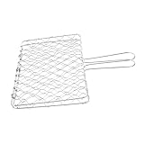iplusmile Grillzange Im Freien Braten Grillen Fisch Hitzebeständiger Grillkorb Multifunktionaler Grillkorb Praktischer Grillkorb Grillrost Grillkorb Für Den Haushalt Schmiedeeisen Silber
