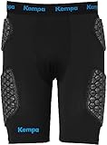 Kempa Protection Shorts, gepolsterte Unterzieh-Shorts für Herren, kurze Protektoren-Hose, Unterzieh-Hose für Handball, Volleyball & Co., schwarz