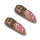 Campagnolo-Salami in Scheiben Salumi Pasini® | Handgefertigt mit italienischem Fleisch | Packung mit 2 Scheiben | 2x200g