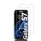 [2 Stück] Panzerfolie kompatibel mit Samsung Galaxy S7 NanoTech Displayschutzfolie, Schutzfolie [kein Glas] 9H Glas Folie,100% Fingerabdrucksensor