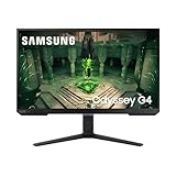 Samsung Odyssey G4B Gaming Monitor LS27BG400EU, 27 Zoll, IPS-Panel, Full HD-Auflösung, AMD FreeSync Premium, G-Sync kompatibel, 1 ms (G/G) Reaktionszeit, Bildwiederholrate 240 Hz, Schwarz
