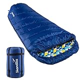 Skandika Schlafsack Vegas Flanell | XXL Mumienschlafsack mit Flanell Baumwoll oder Polycotton Innenfutter für Erwachsene, koppelbar, 3 Jahreszeiten, bis -12° bis -15°C, 220 x 110 cm | Outdoor Camping