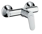 hansgrohe Focus - Duscharmatur Aufputz für 1 Verbraucher, Mischbatterie Dusche, Einhebelmischer, Chrom, 31960000
