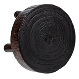 Artibetter Holz Blumentopfständer Rund Stabile Konstruktion Natürlicher Massivholz Blumenhocker Kleine Pflanzentreppe Balkon Garten Regal Deko Hocker für Topfpflanzen Bücher und Dekoration