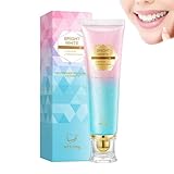 Easilyous Bright White Zahnpasta, aufhellende Zahnpasta mit Niacinamid, entfernt Flecken gründlich, repariert und schützt die Zähne, schont den Zahnschmelz und lindert Empfindlichkeit (1)