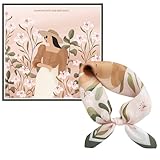 ZexJpr Seidenschal Damen, Halstuch Damen, 53cm Quadratische Seidentuch, für Büroarbeit Mode, Städtische Frauen, Gelegenheits-Retro-Stil, Feiertagsgeschenk für Freundinnen, Mütter