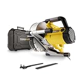 POWER plus Mauernutfräse POWX0650 - Profi Schlitzfräse mit 1800 Watt und Sägeblätter mit 150 mm Durchmesser, Professionelles Werkzeug mit einer Schnittleistung bis 45 mm