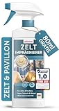 PLINTEX® 580ml Zelt & Pavillon Imprägnierung | Imprägnierspray für Zelte, Markisen, Sonnenschirm oder Pavillons | effektiver Flächen- & Nahtdichter für Zelte | dermatologisch getestet & atmungsaktiv