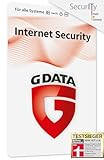 G DATA Internet Security 2024 | 3 Geräte | 1 Jahr | für PC, Mac, Android, iOS | zukünftige Updates inklusive | Made in Germany | Aktivierungskarte per Post