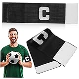 MAJORMENCH 2Stücke Kapitänsbinden für Fußball Verstellbare Sportarmbänder für Erwachsene für Fußball Basketball Volleyball