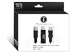 TIE Studio professionelles latenzfreies Midi (USB-Typ A Interface inkl. Oktokoppler, 2, 0 m, Plug & Play, stabiles Timing, Windows und Mac OSX) schwarz