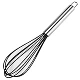 Jaywool Silikon Schnee Besen, 10 Silikon Schneebesen, Sehr Robuster KüChen Draht Ballon 600ºF BestäNdig