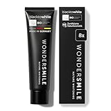 Wondersmile Aktivkohle Zahnpasta Mint – sanftes Whitening - Fluorid 1450 ppm - inkl. Sanddornwasser & Hyaluron - NCS-zertifizierte Naturkosmetik - 100% vegan (8er Pack)