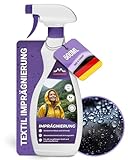 ALPENWERT® Textil Imprägnierspray 500ml [LANGZEIT-ABPERL-SCHUTZ] Made in Germany für Textilien Outdoor, Schuhe, Skibekleidung, Zelte uvm. Outdoor (500ml)
